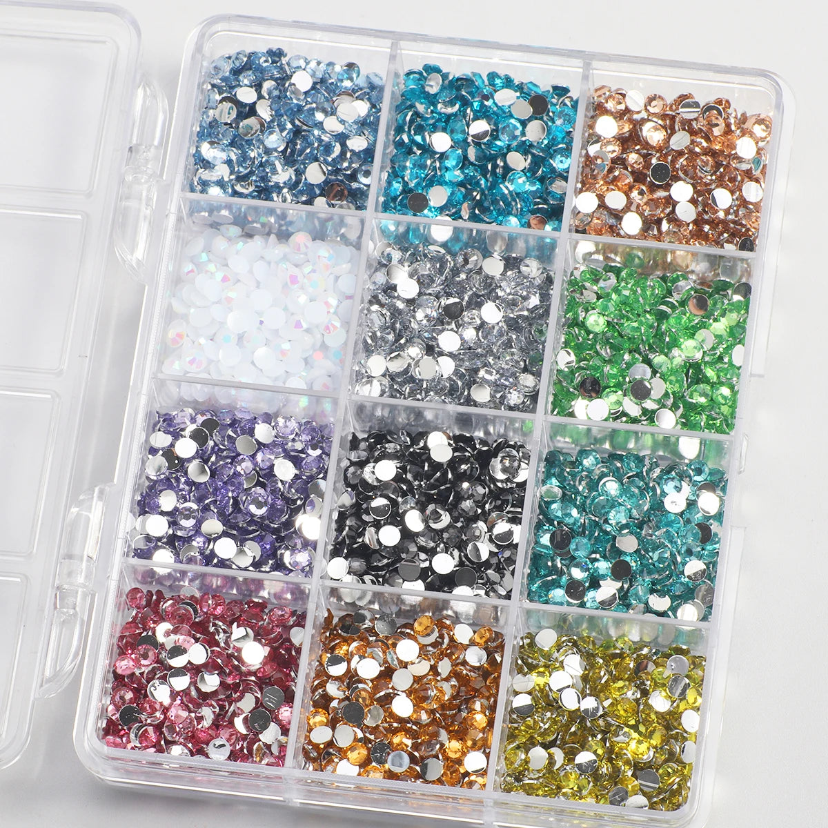 3D multi-color resin nail diamond kit