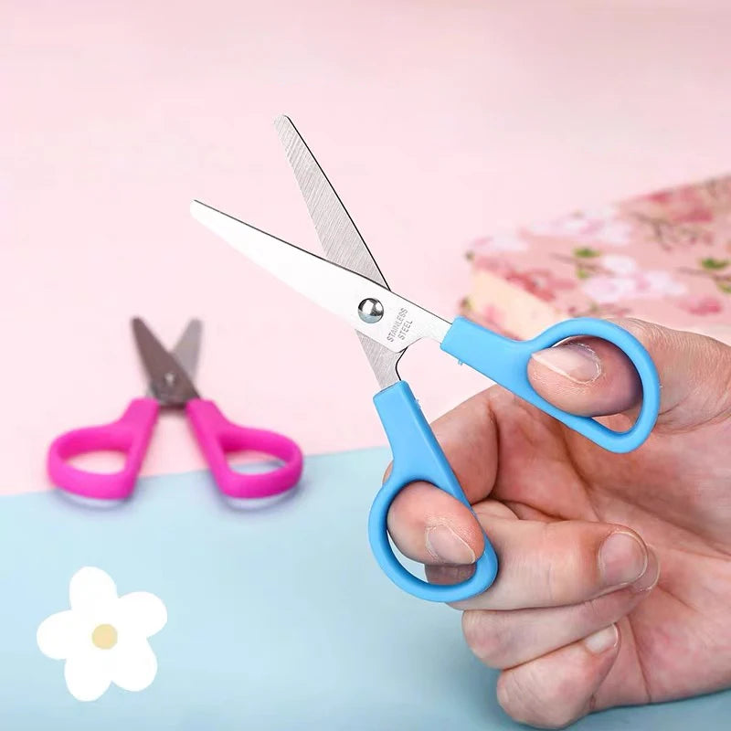 1pc cartoon safety scissors for kids diy craft cutouts