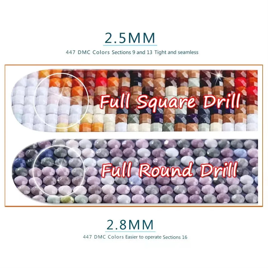 Snow Wolf Large Size Diy Diamond Arts Painting Kits New Collection