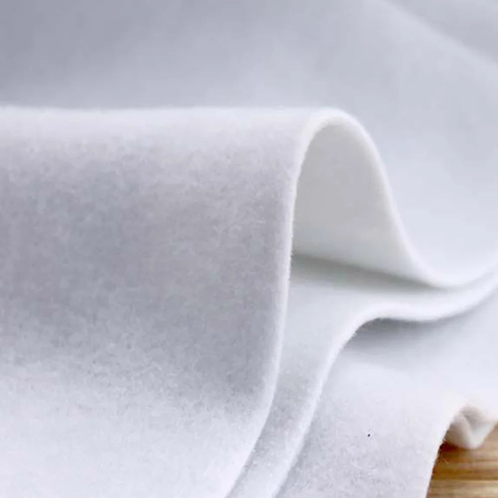 Hot Adhesive Patchwork 200g Single Side Fabric Adhesive Cotton Batting Cream Interlining Filler DIY Craft Accessories 50x100cm