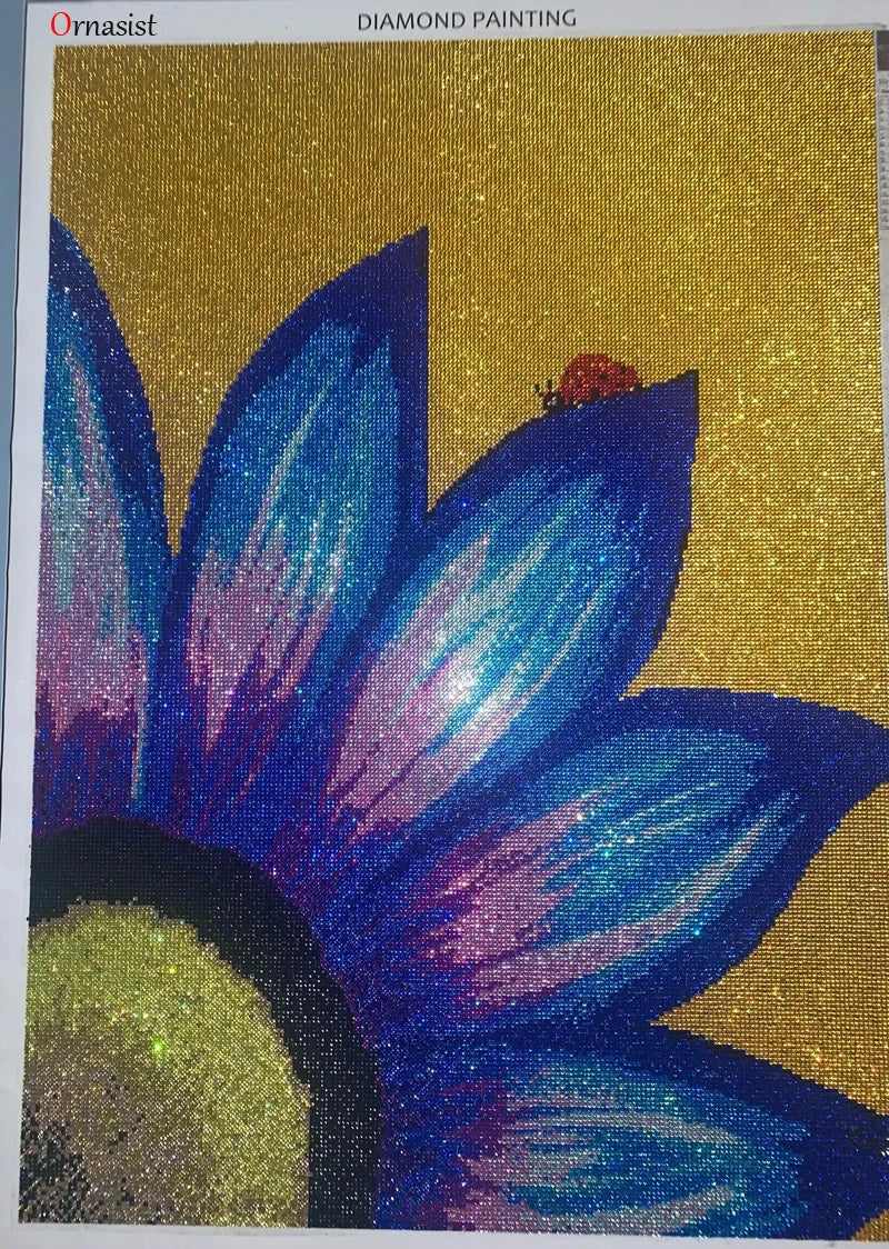 DIY Fairy Dust Diamond Painting Jellyfish Animal Picture of Rhinestones Full Crystal Diamond Mosaic Art Needlework Home Decor