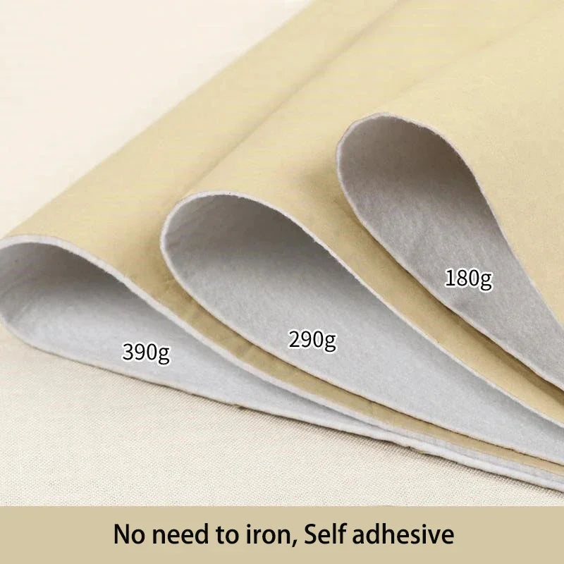 100x50cm Self Adhesive Sticker Cotton Polyester Padding DIY Craft Self Adhesive