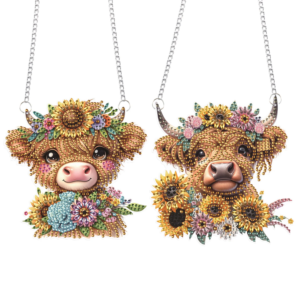2Pccs Colorful Animal Diamond Painting Kit