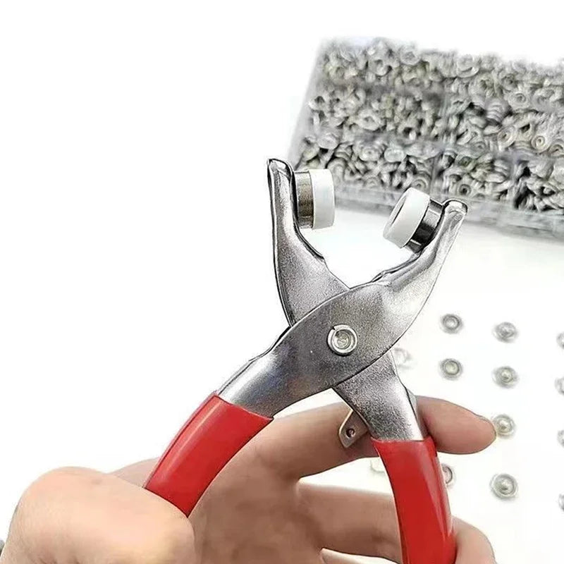 Snaps Buttons Pliers Set Snap Fasteners Kit Tool Sewing Buttons Press Studs Snap