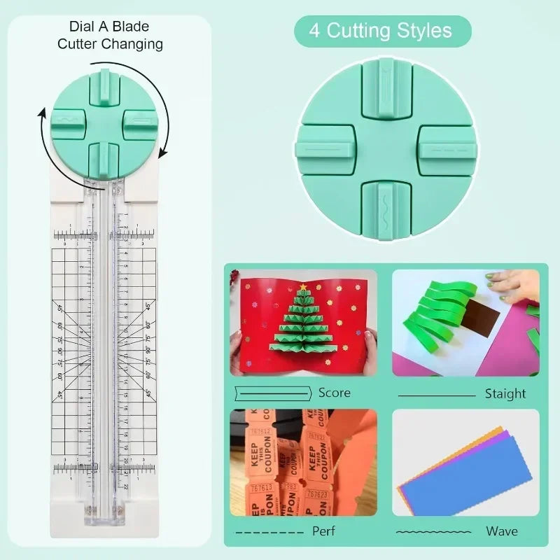 Multi-Function 4 Styles Craft Paper Cutter/Trimmer