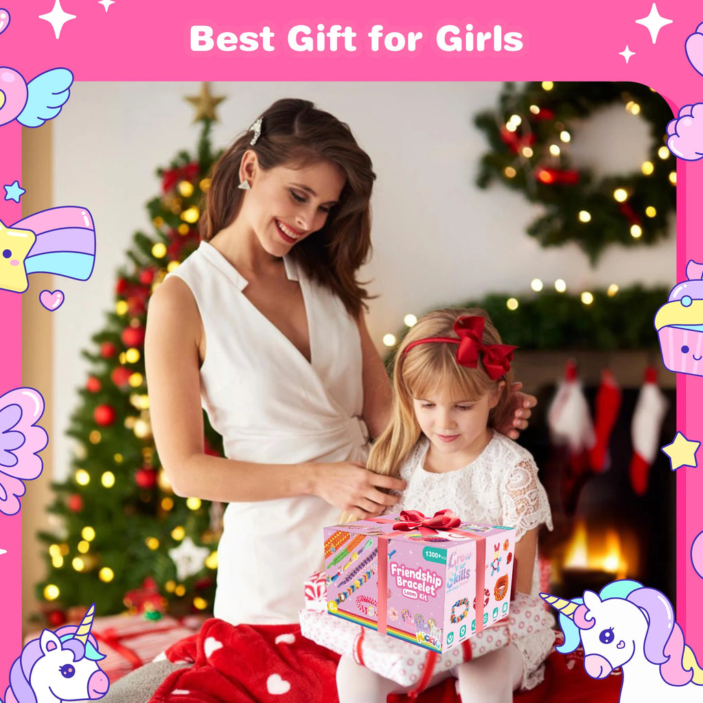 Bracelet Making Kit for Girls Rubber Band Friendship Bracelet