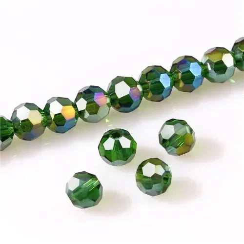 Round Spacer Glass Beads For Jewelry Making DIY Accessories