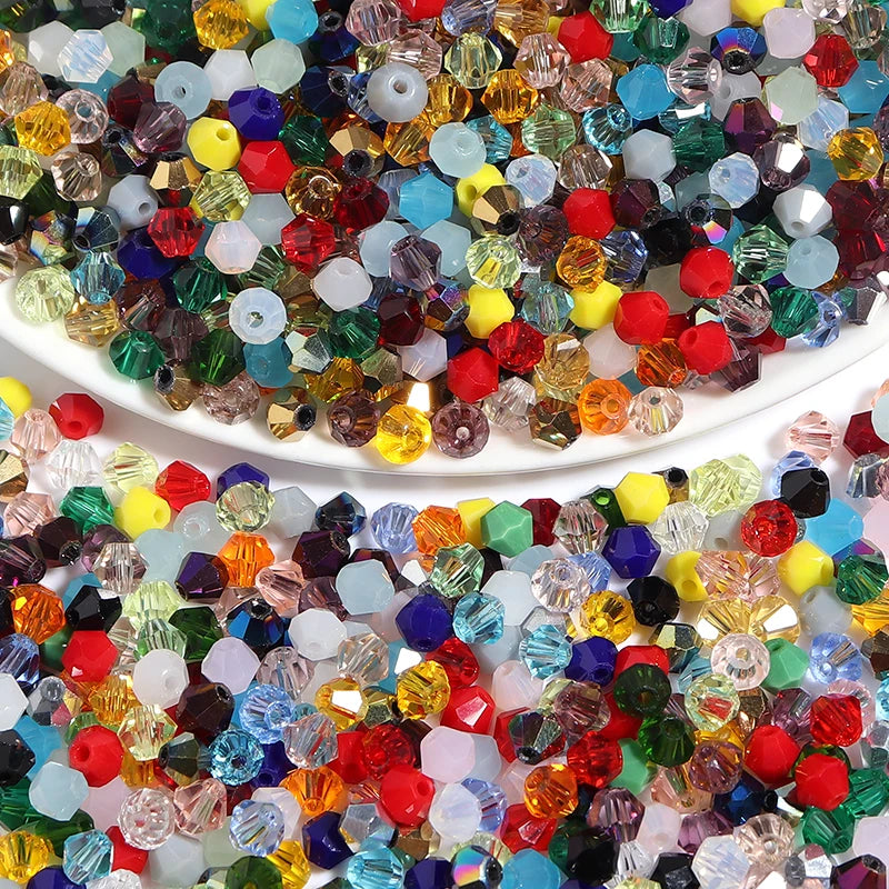 200pcs/Lot Mixed Color  Bicone Beads for Jewelry Making