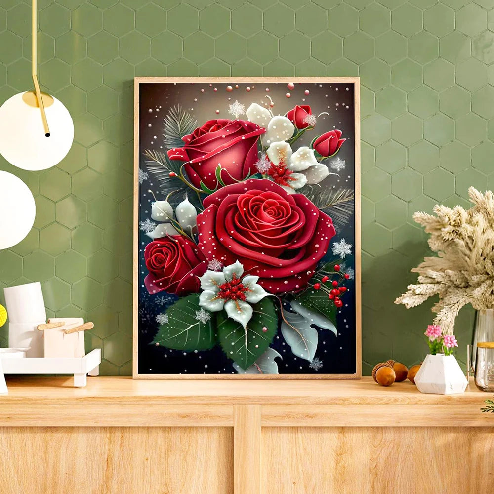 DIY Mosaic Rose Diamond Painting Kit 12x16inch