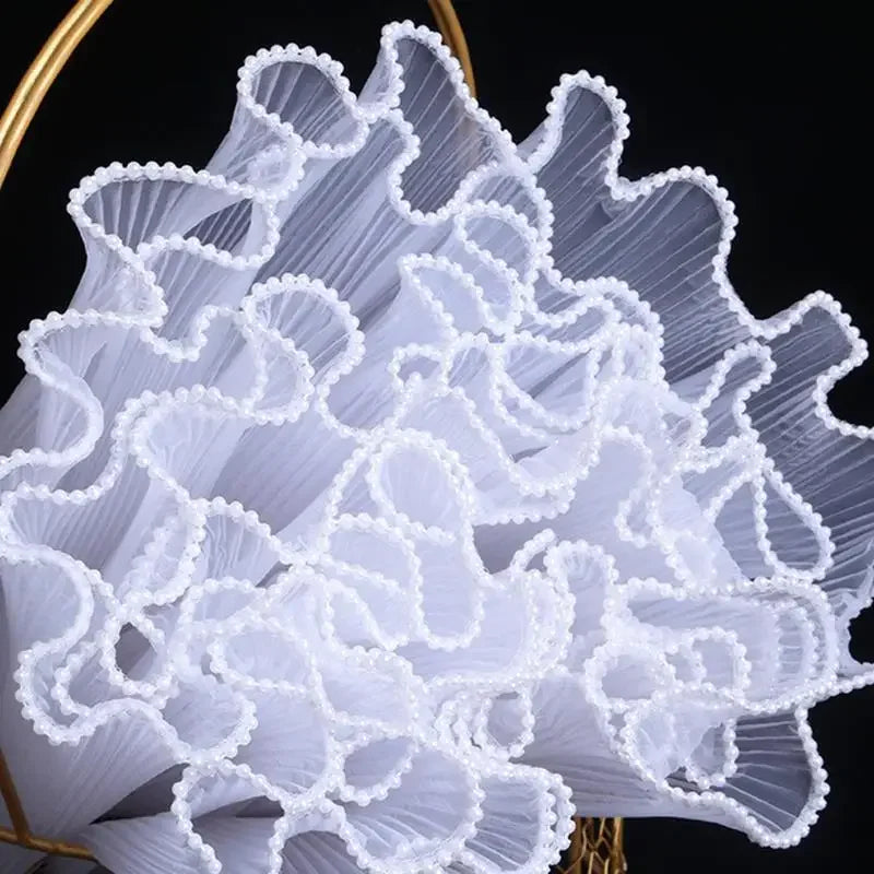 28cmx4yard Flower  Pearl Wave Yarn Pearl Wave Yarn