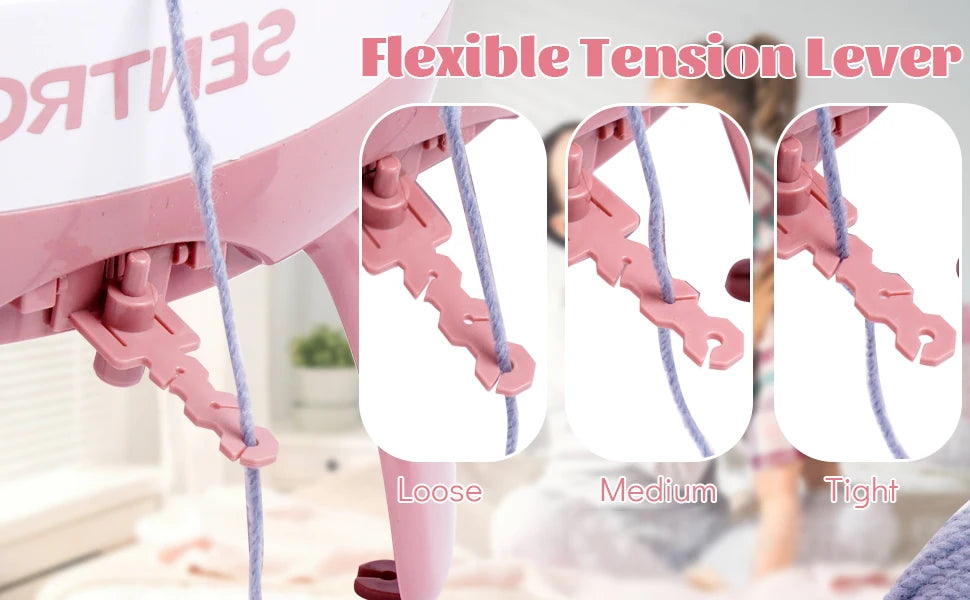 40 Needle cranked knitting machine Smart Knit Loom Machine , Manual