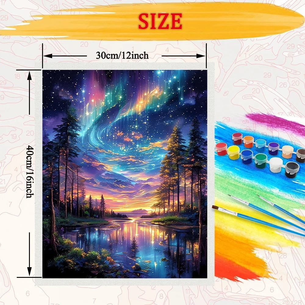 Landscape Diy Art Paint By Numbers For Adult Scenery