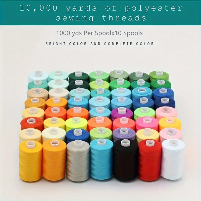 Sewing Thread - Set of 1000 yds Per Spool