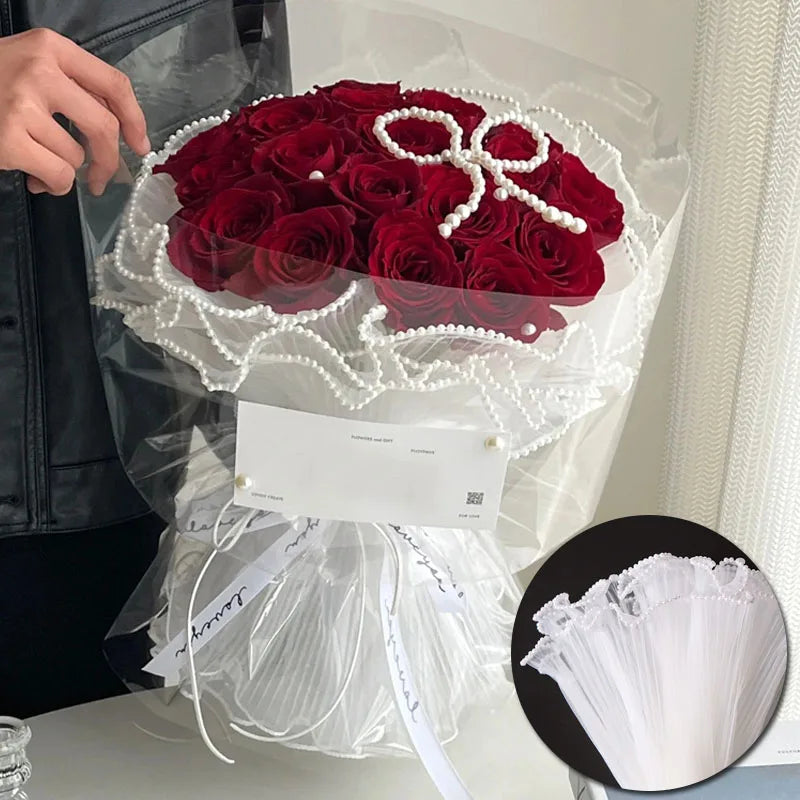 5Yards Bouquet Wrapping , Florist Packaging Lace Mesh