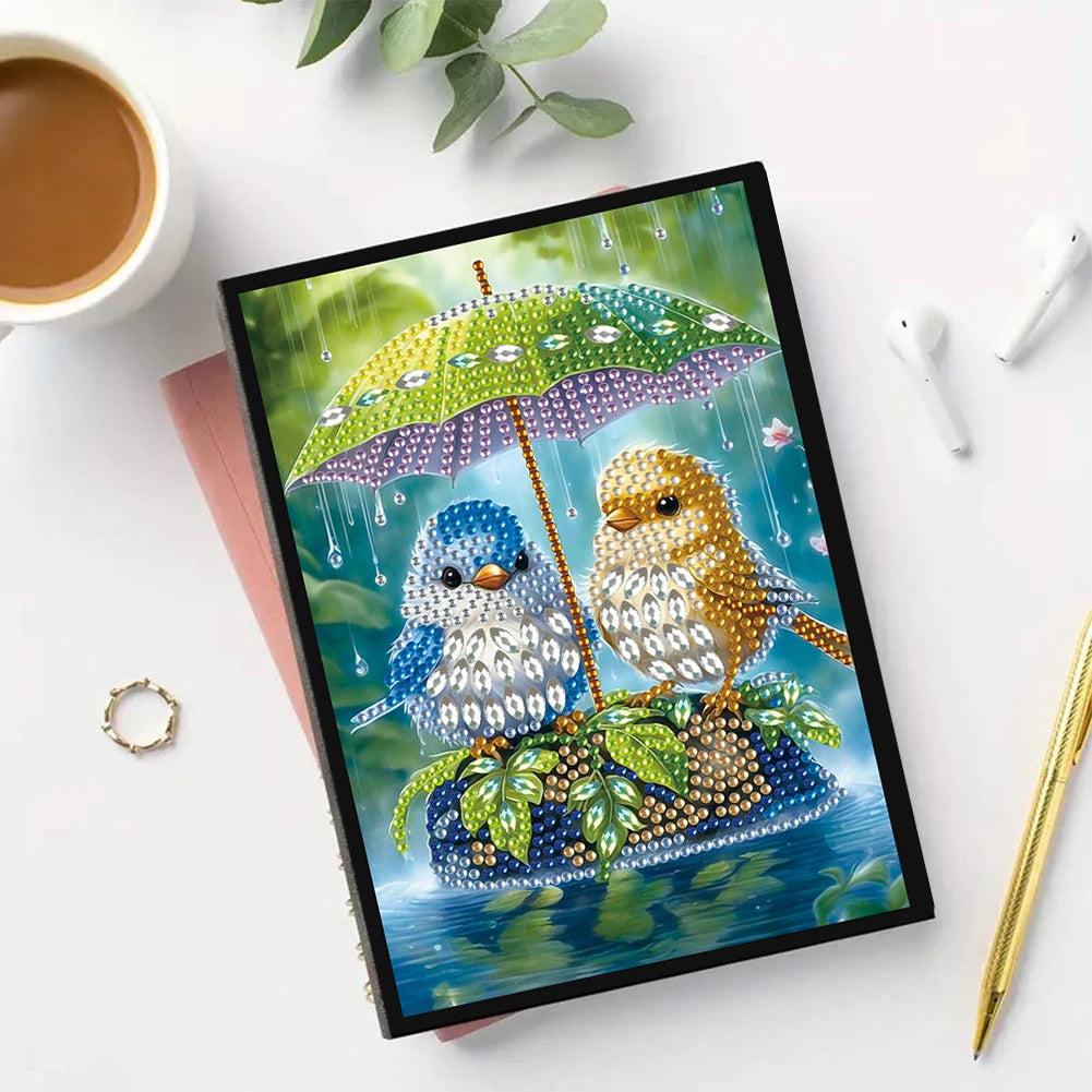 New 50-Page A5 Size 5D DIY Diamond Art Painting Notebook Kit
