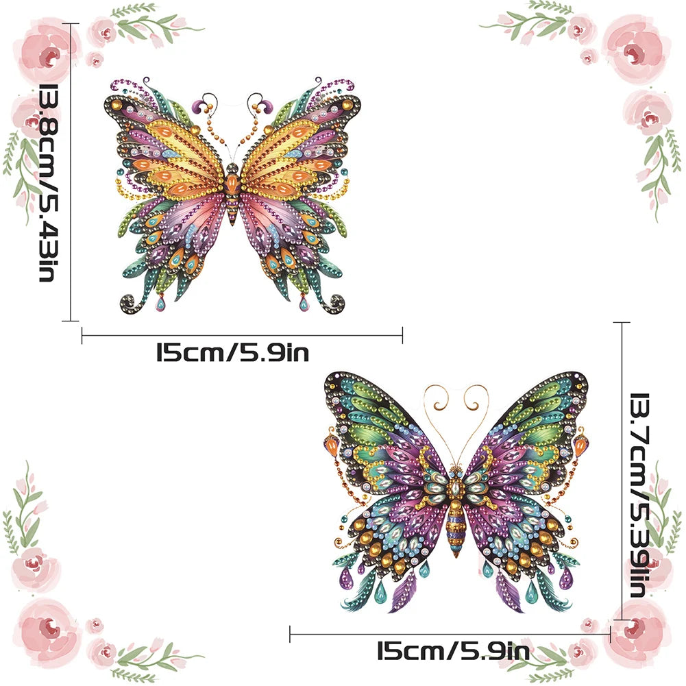 2Pccs Colorful Animal Diamond Painting Kit