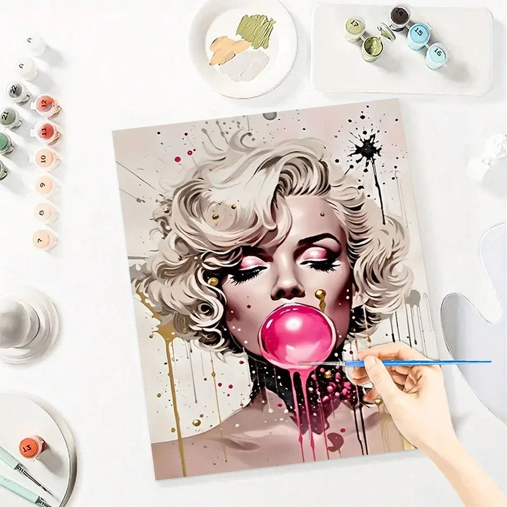 Woman Portrait Diy Art Paint By Numbers