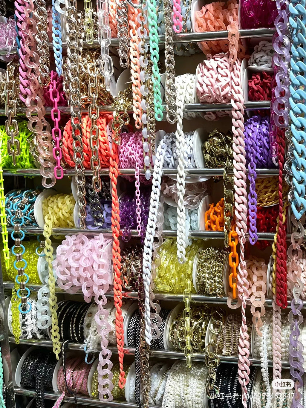 20pcs 20x30mm Acrylic Frosted Square Link Chain Loose Beads