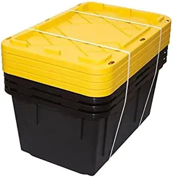 Extra Strong 27 Gallon,great for arts and crafts storage. Storage Bin (4pack)