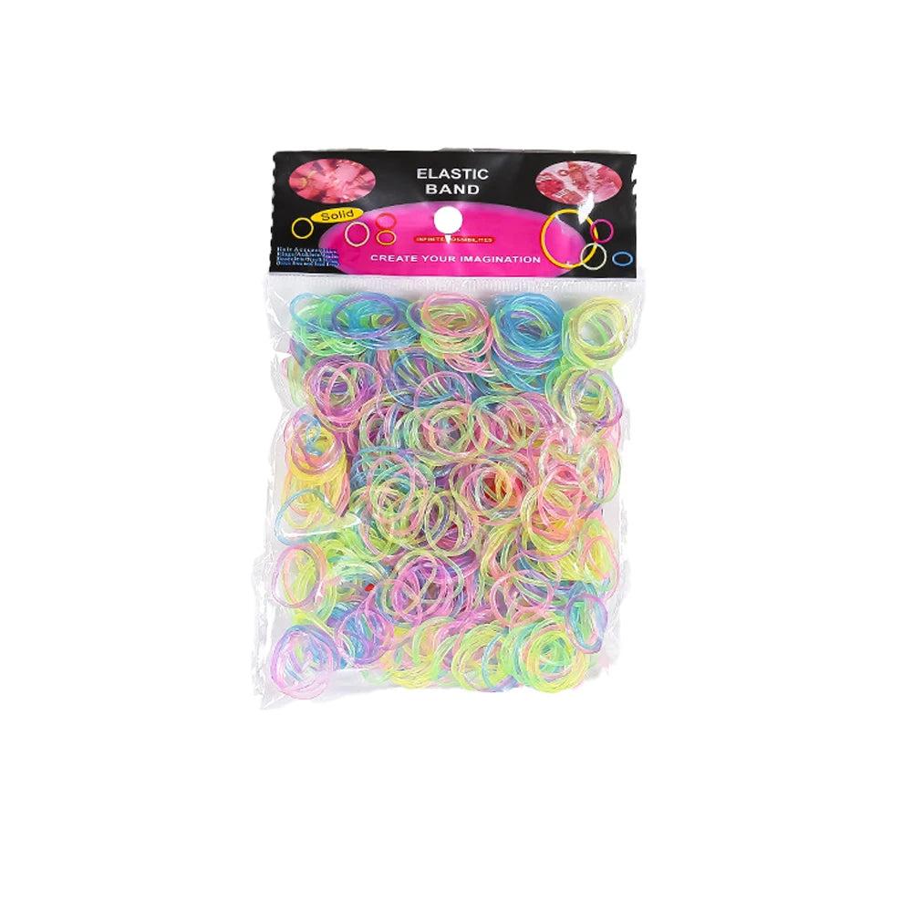 600pcs Loom Rubber Bands Kit Bracelet Making Kit for Kids Elastic Weaving