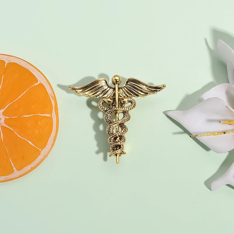 Custom Medicine Symbol Brooches Lapel Badges  Animal Jewelry Gift for Doctor Nurse Friends