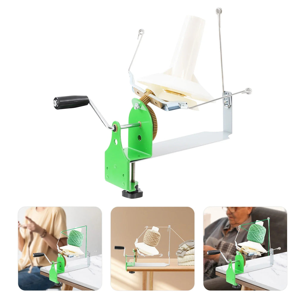Large Capacity Yarn Winder, Hand Operated Yarn Baller