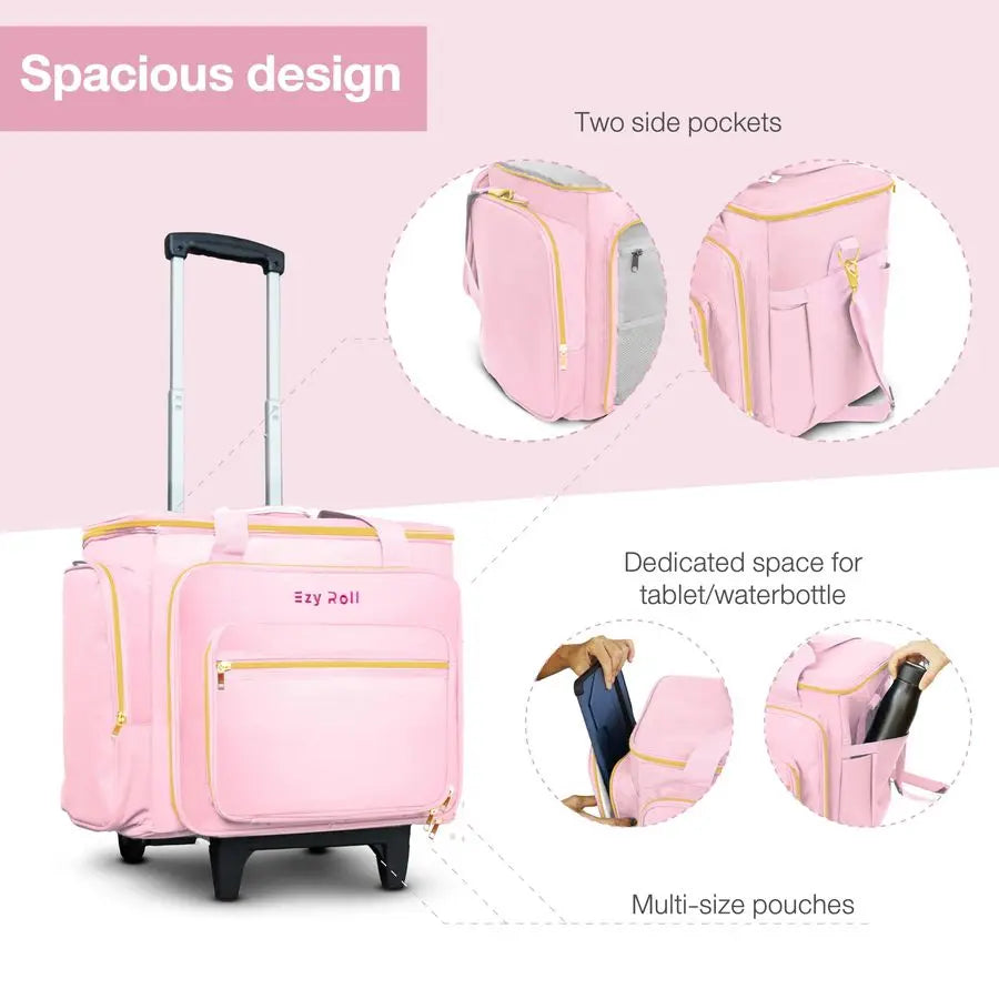 Craft Bag, Detachable Wheels, , Craft Storage Organizer, Sewing Machine Case