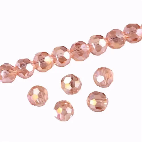 Round Spacer Glass Beads For Jewelry Making DIY Accessories