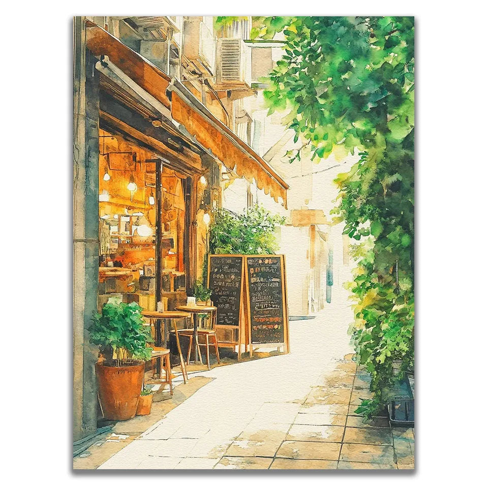DIY diamond painting diamond mosaic art small town Scenery embroidery 5D full square round diamond cross stitch kit home decor