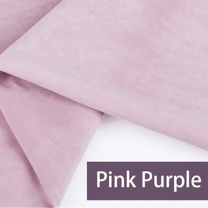 1/3/5M 14Colors Velvet Fabric DIY For Sewing Home Textile Clothing