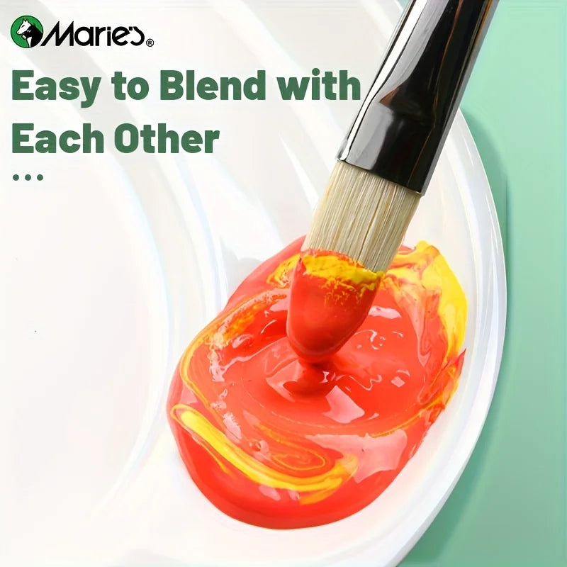 Paint Set 36 Colors 12mL/0.4oz, Professional Tempera
