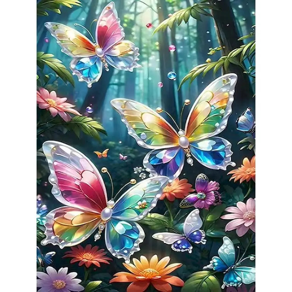 Diamond Painting Kits, Abstract object scenery, Drawings with Diamonds.