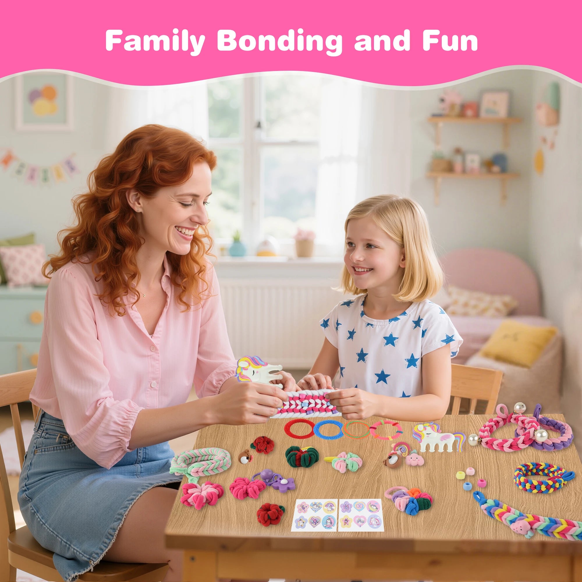 Bracelet Making Kit for Girls Rubber Band Friendship Bracelet