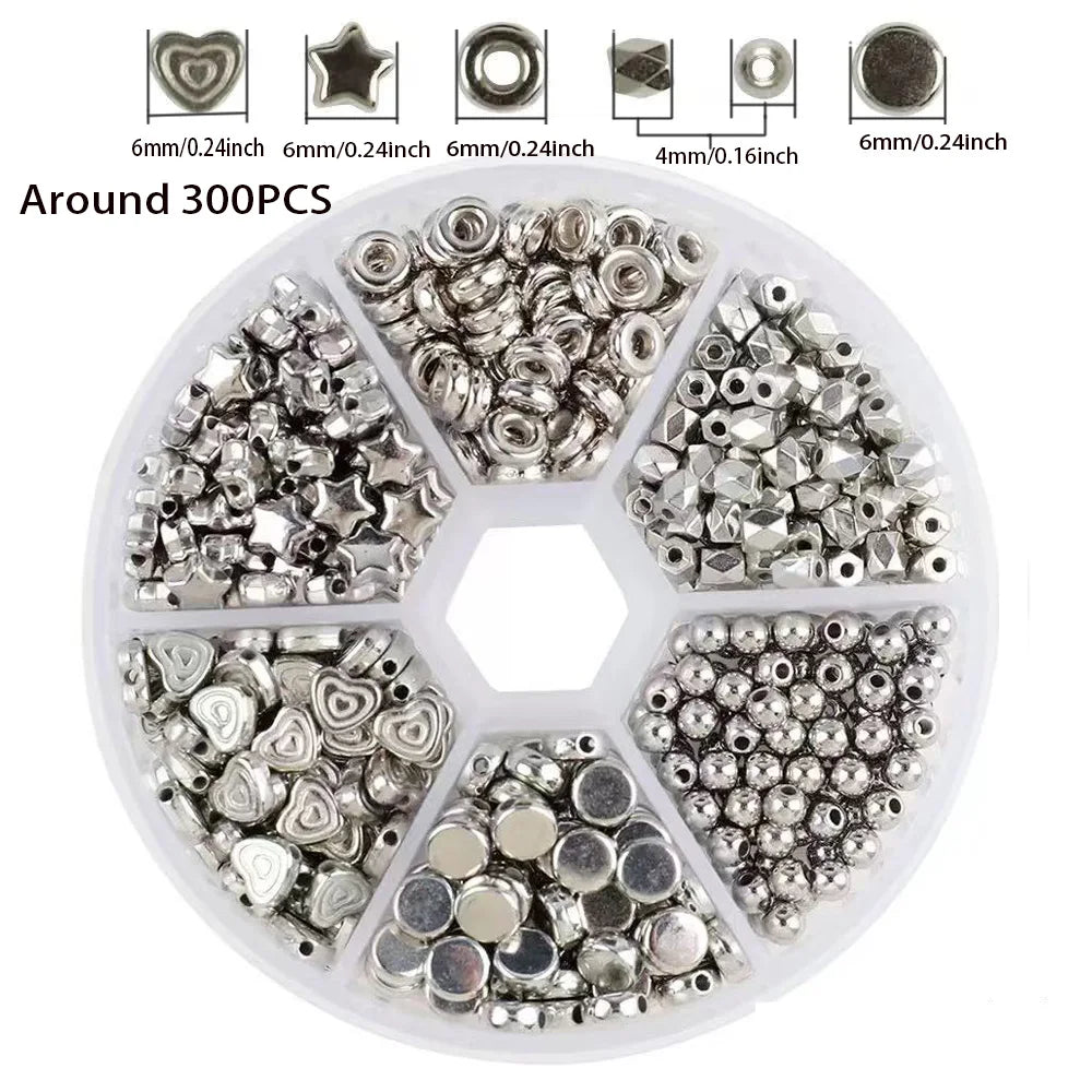 300/500pcs/800 CCB ABS Beads for Jewelry Making kit