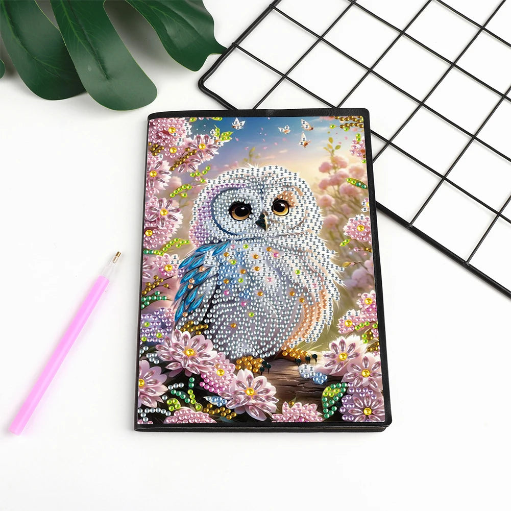 New 50-Page A5 Size 5D DIY Diamond Art Painting Notebook Kit