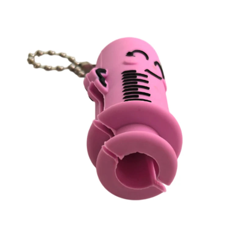 1PCS PVC Ampoule Bottle Opener Keychain Syringe-Shaped Cutter Nurse Doctor Aid Medication Vial Breaker Tool
