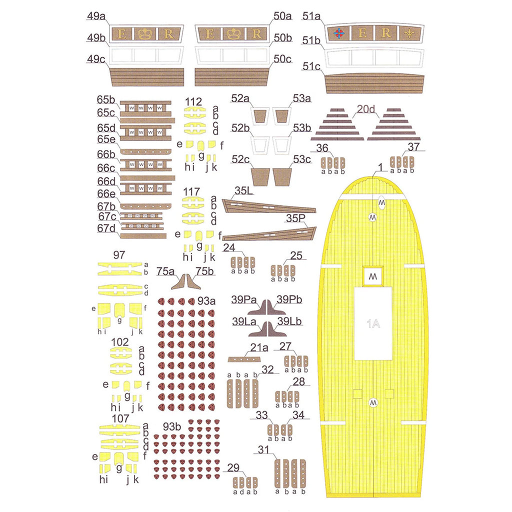 Paper boat model DIY battleship paper model sailboat model Unassembled Kit