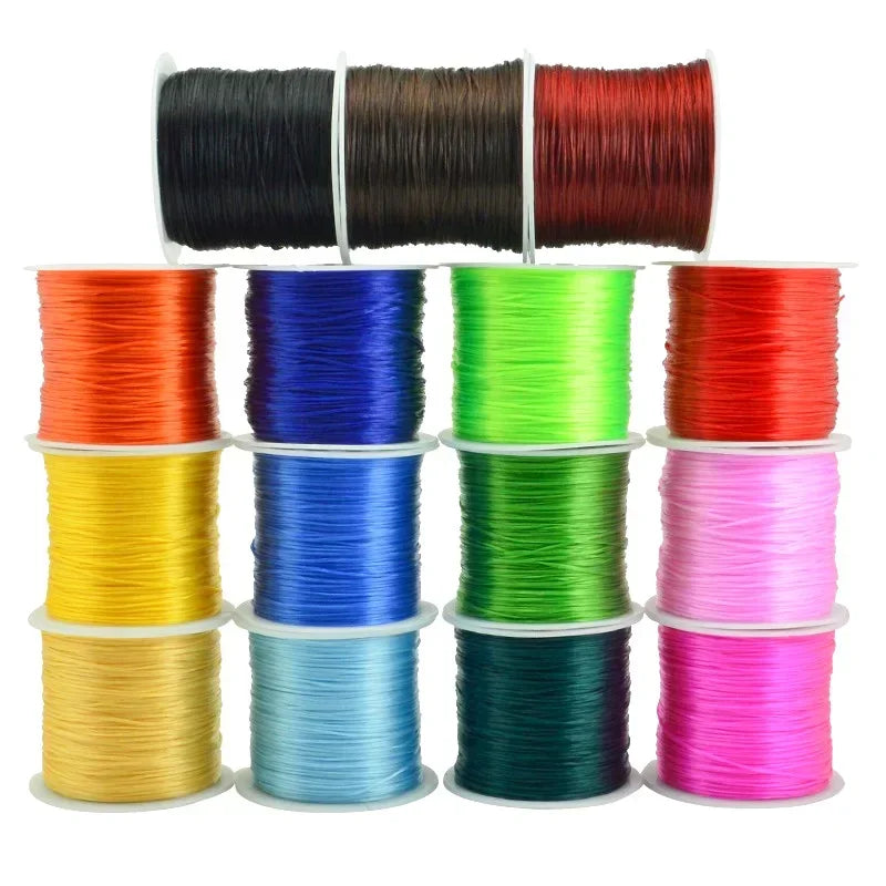 10M/Roll Strong Elastic Crystal Beading Cord for Bracelets Stretch Thread
