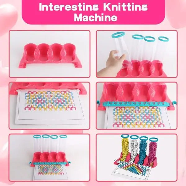 DIY Toys Puzzle Creative Ribbon Woven Hand Ropes