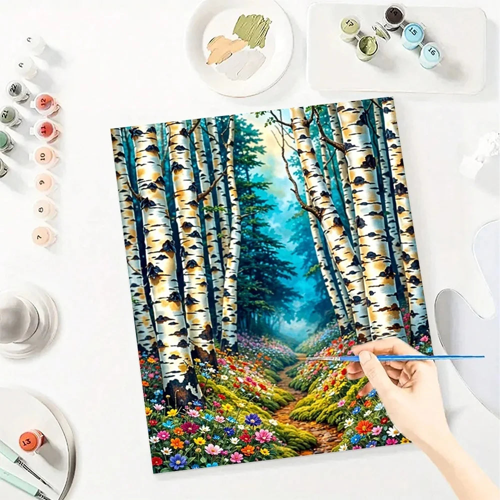 Scenery Diy Art Paint By Numbers For Adult