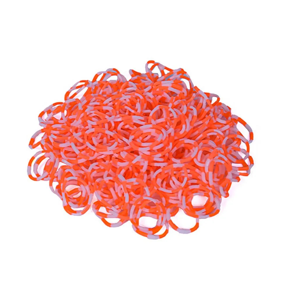 600pcs Elastic Colorful Rubber Loom Bands for Boy,, Girl Kids Weaving DIY Craft Gift Bracelet Jewelry Making Accessories Supplies