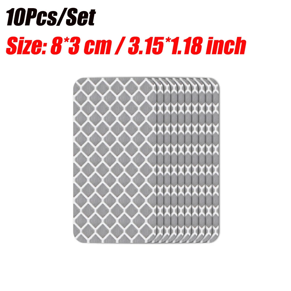 10pcs/set Car Motorcycle Bumper Reflective Safety Strip Stickers for Car Trailer 2027