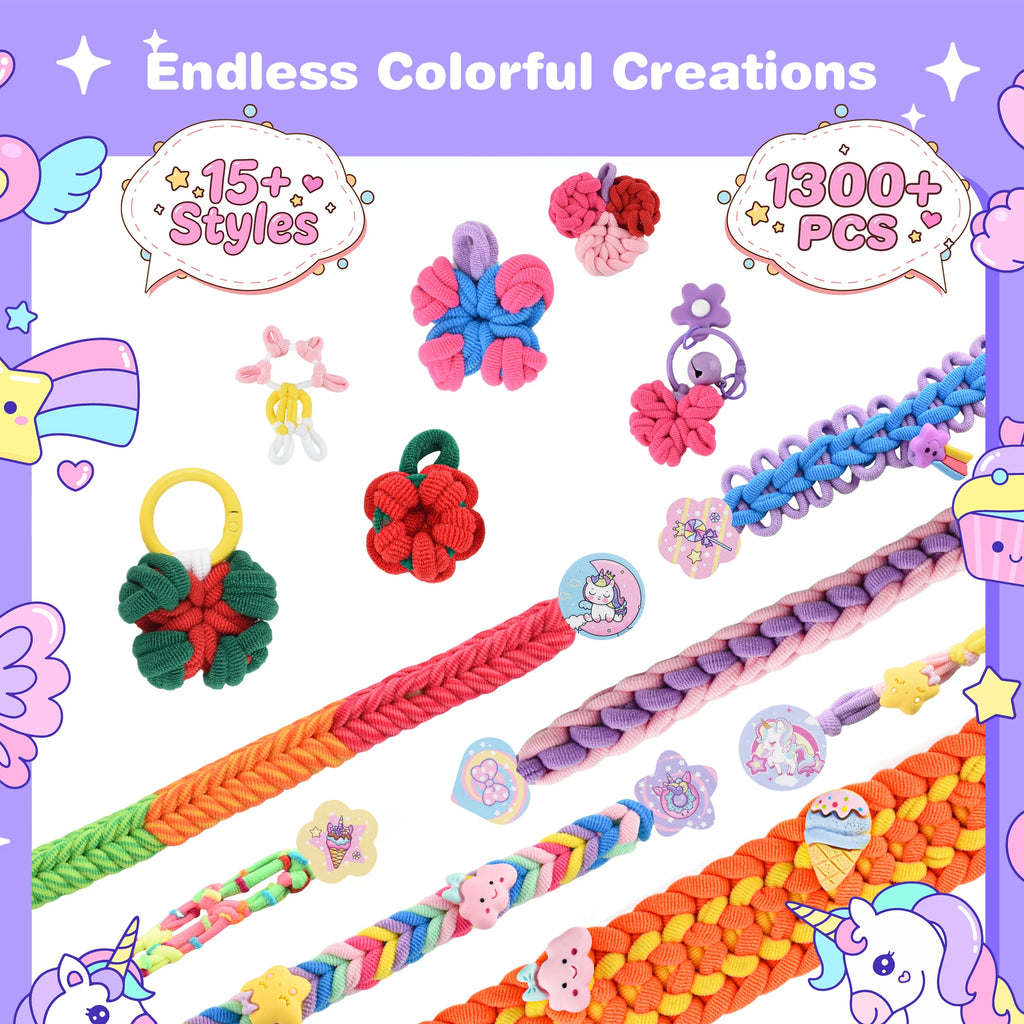 Bracelet Making Kit for Girls Rubber Band Friendship Bracelet