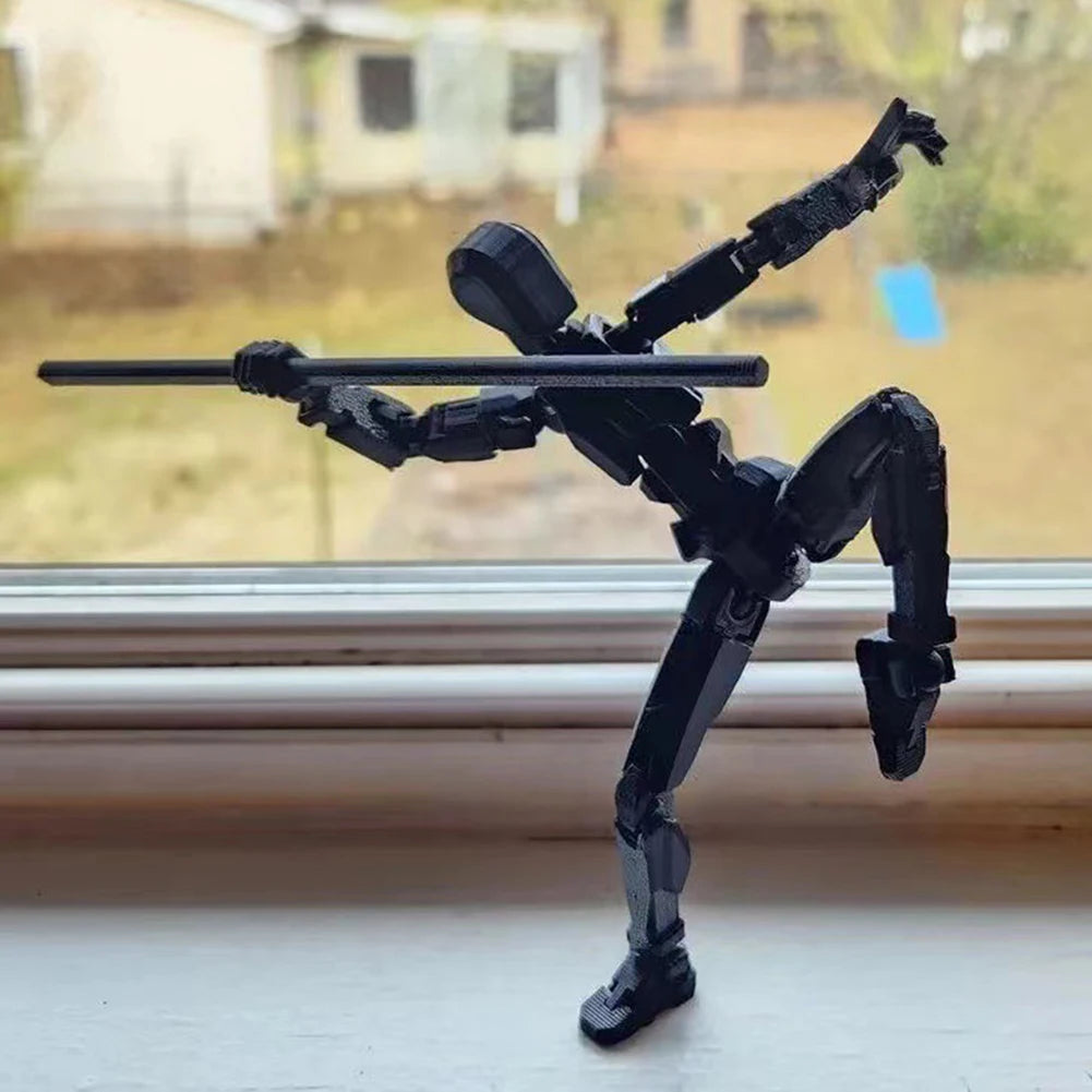 3D Printed Action Figure Multi-Jointed Action Figures Assembly