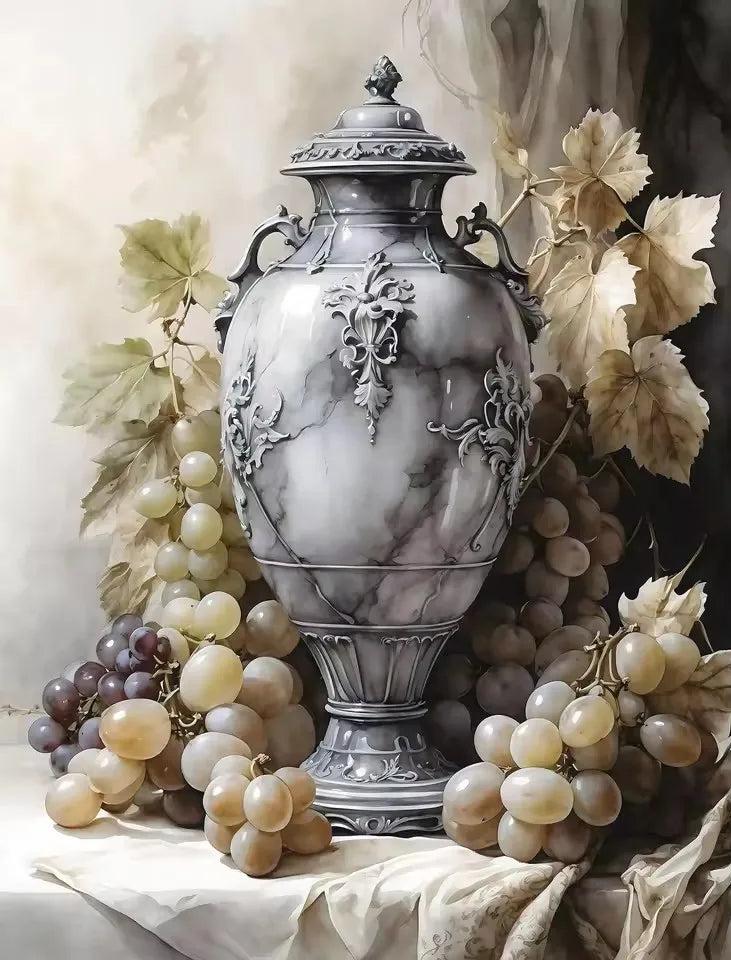 5D Diamond Painting Blossom Magnolia Blueberry Branch Flower Lemon Olive Art.