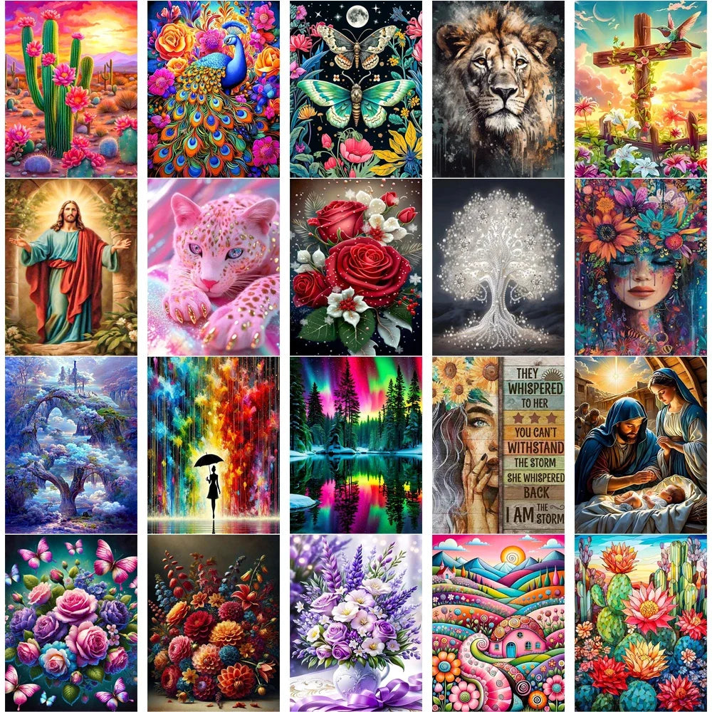 Any 1Pcs Blind Box DIY Diamond Painting Mystery Box Rhinestone Picture Embroidery Mosaic
