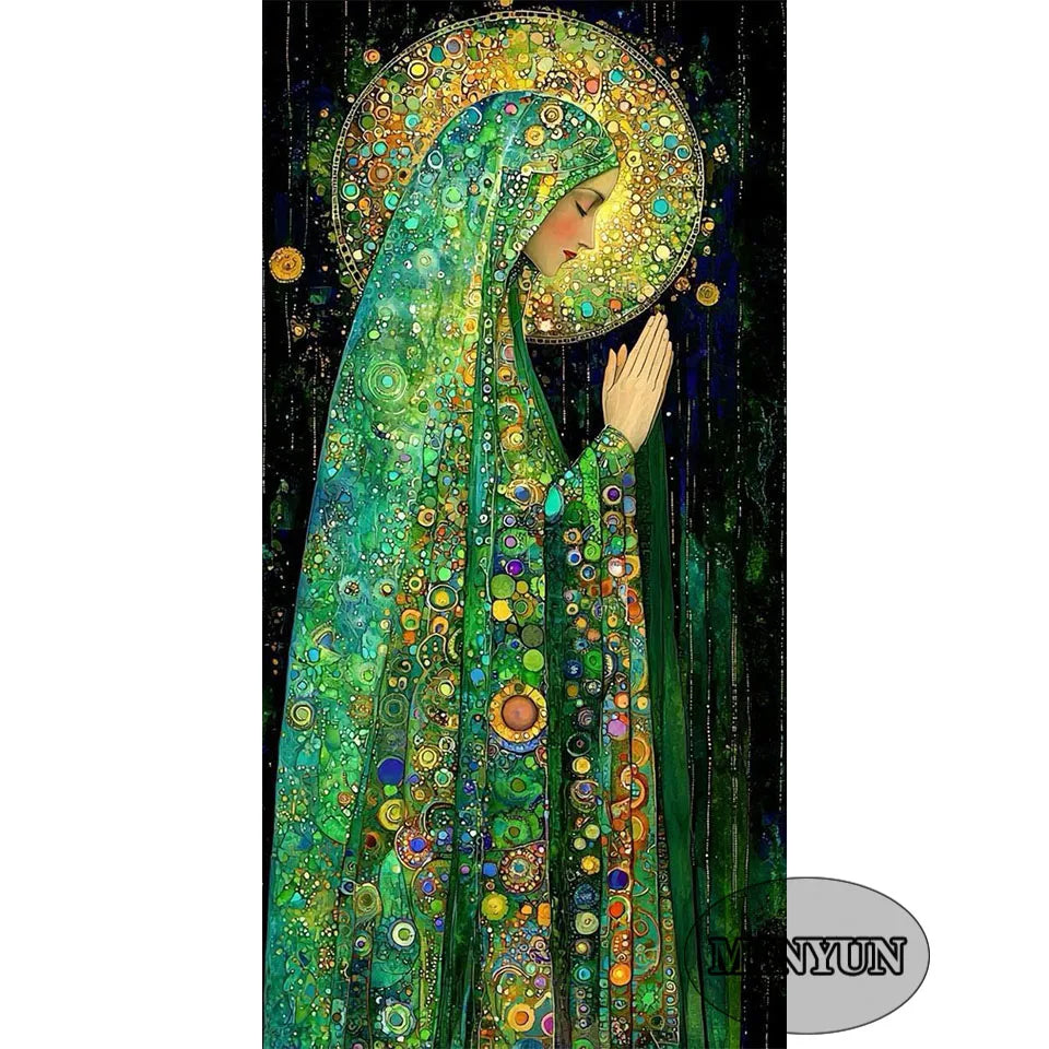 Diamond Painting Art DIY Mosaic Women Flower and Bird Embroidery Cross Stitch 5D Round Square Rhinestone Home Wall Decoration
