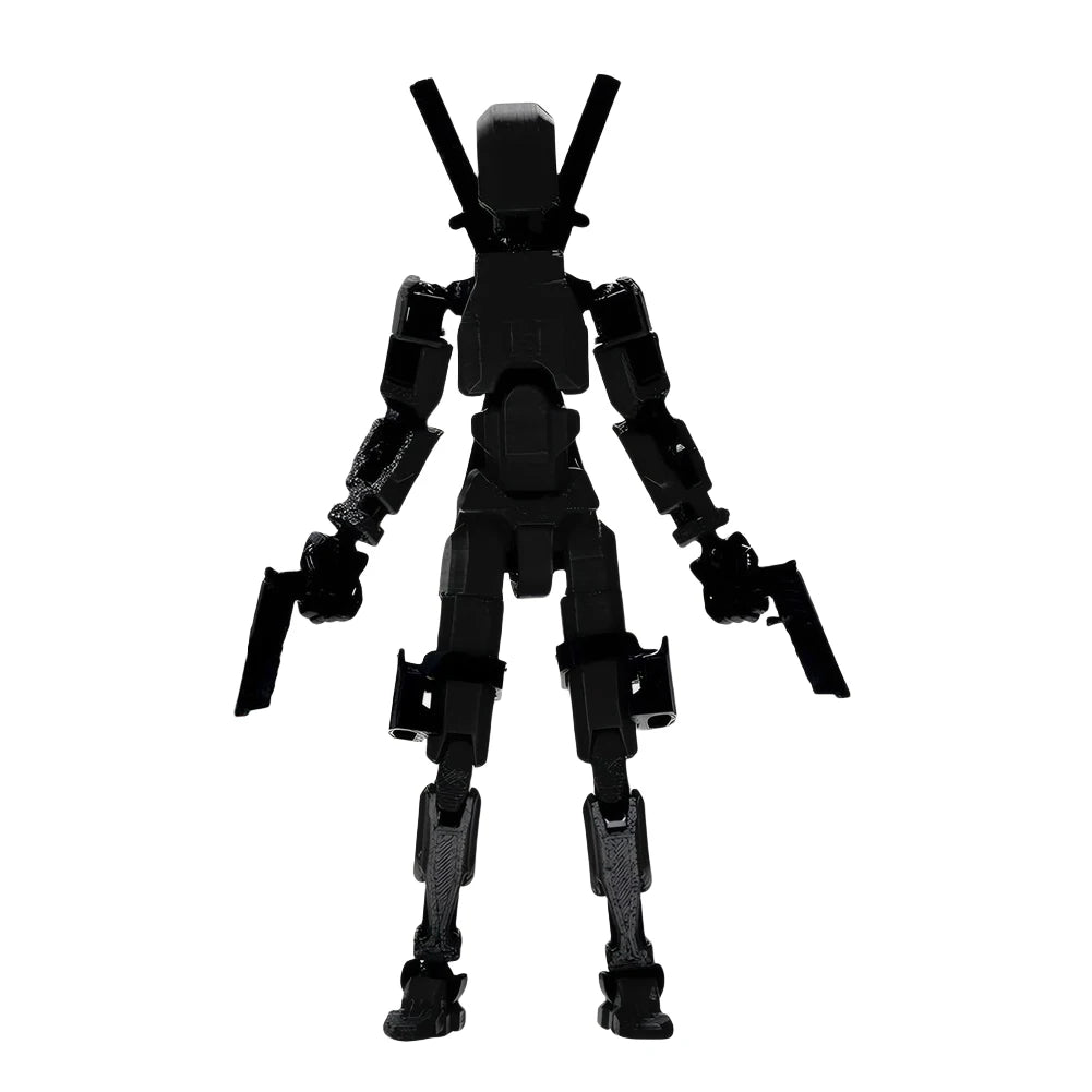 3D Printed Action Figure Multi-Jointed Action Figures Assembly