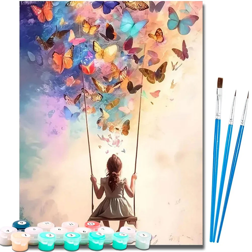 Pop Art Diy Art Paint By Numbers For Adult