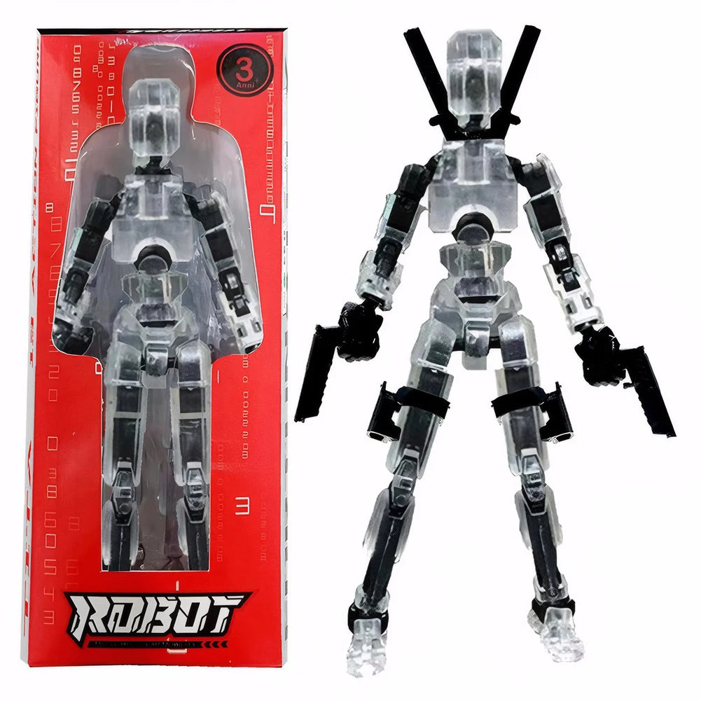 3D Printed Action Figure Multi-Jointed Action Figures Assembly